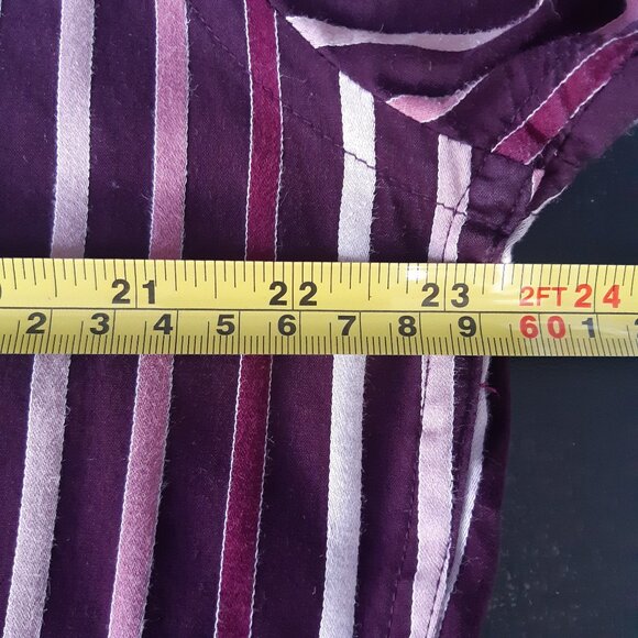 le chateau SZ L French Cuff Men's Cotton Striped Shirt ⚡️BUY 3 for $55⚡️ - Picture 9 of 13